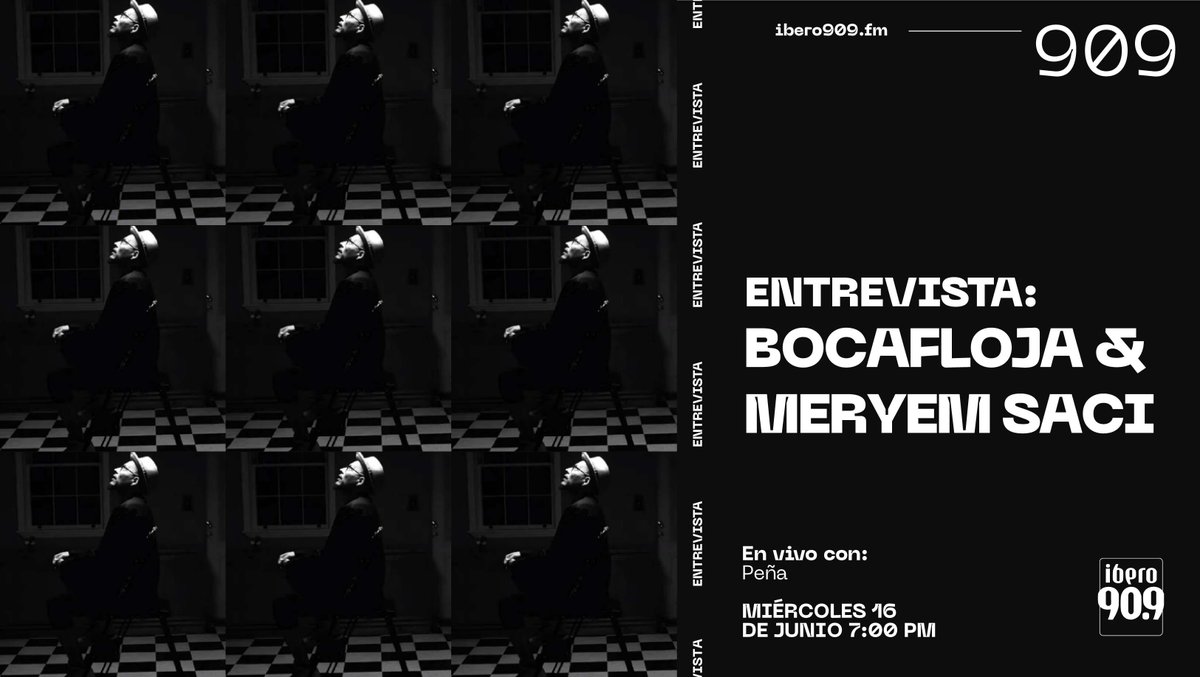 R&amp;B y soul y hasta jazz en "Pulso" de <a href="/Bocaquilombo/">Bocafloja</a> con <a href="/MeryemSaci/">Meryem Saci</a>, parte de su EP Canicular.  Hoy vamos a darle un ratito a esto y otro par de rolitas en el #EnVivoCon909 de <a href="/VagoDelArcoiris/">Fernando Peña</a> de 7 a 8 PM. 

Sintoniza 90.9FM o ibero909.fm