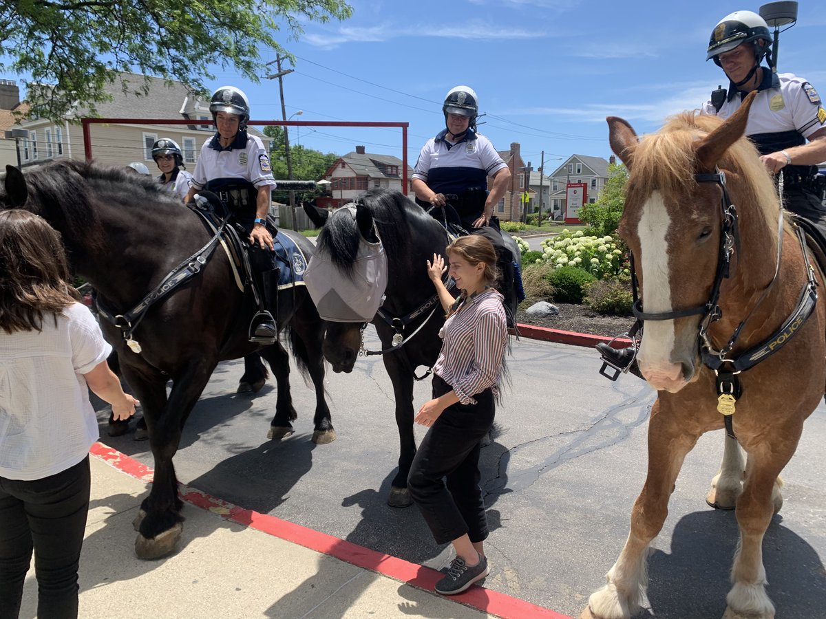 Best Urology program ever! Check out our new friends who stopped by to visit OSU East today! ❤️🐴 #OSUWexMed #UroRes #UroSoMe #HorseSelfie @MSourialMD @TaylorGoodstein @OSUWexMed