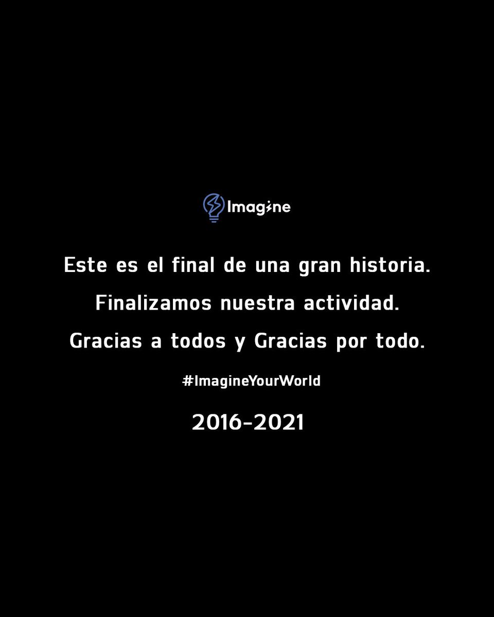 Gracias por estos 5 años increibles! ❤💡 Siempre #Imagineyourworld
