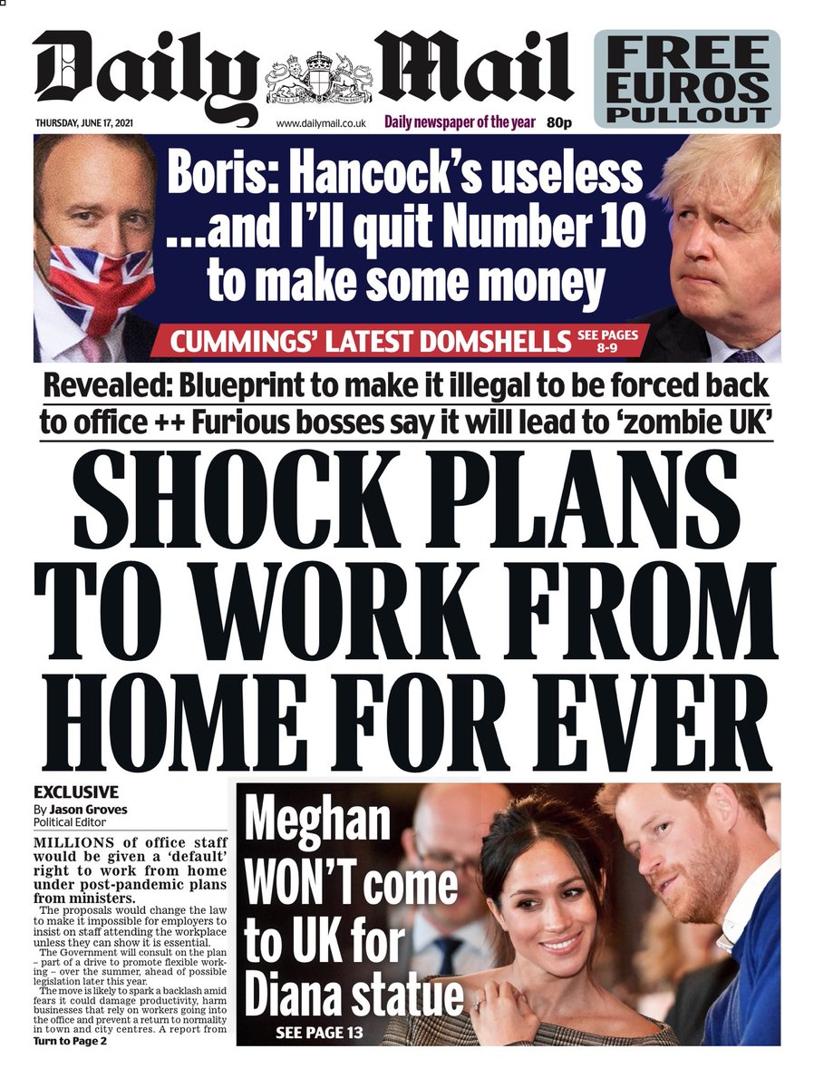 Tomorrows papers today on twitter thursday s mail shock plans to
