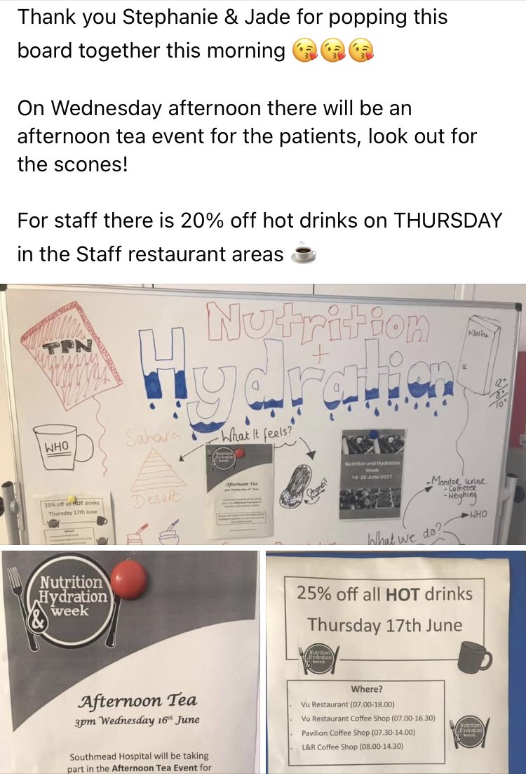 LisaHay1979's tweet photo. Lots of new boards on 33b this week, this one is up in time for Nutrition &amp; Hydration Week 🥤🍎 Thank you Steph and Jade for putting this one together! #drinkwaternotcoke #NutritionandHydrationWeek @awesomeascr @DanielleGuest @AlojadoTey @Abby_Bambss @JadeDicker @StephHirstx https://t.co/Uop80vPaiv