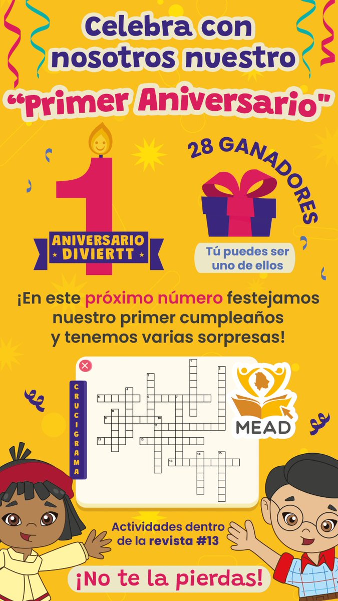 ComSocChih's tweet photo. La revista digital #DIVIERTT celebra su 1er. aniversario con un concurso dirigido a sus pequeños lectores que residen en el estado; es una publicación mensual de @SEECHIHUAHUA en apoyo a los programas oficiales de primaria ante la pandemia por #COVID19. https://t.co/Wa8wNXEX4F https://t.co/Ntj1F5fLLh