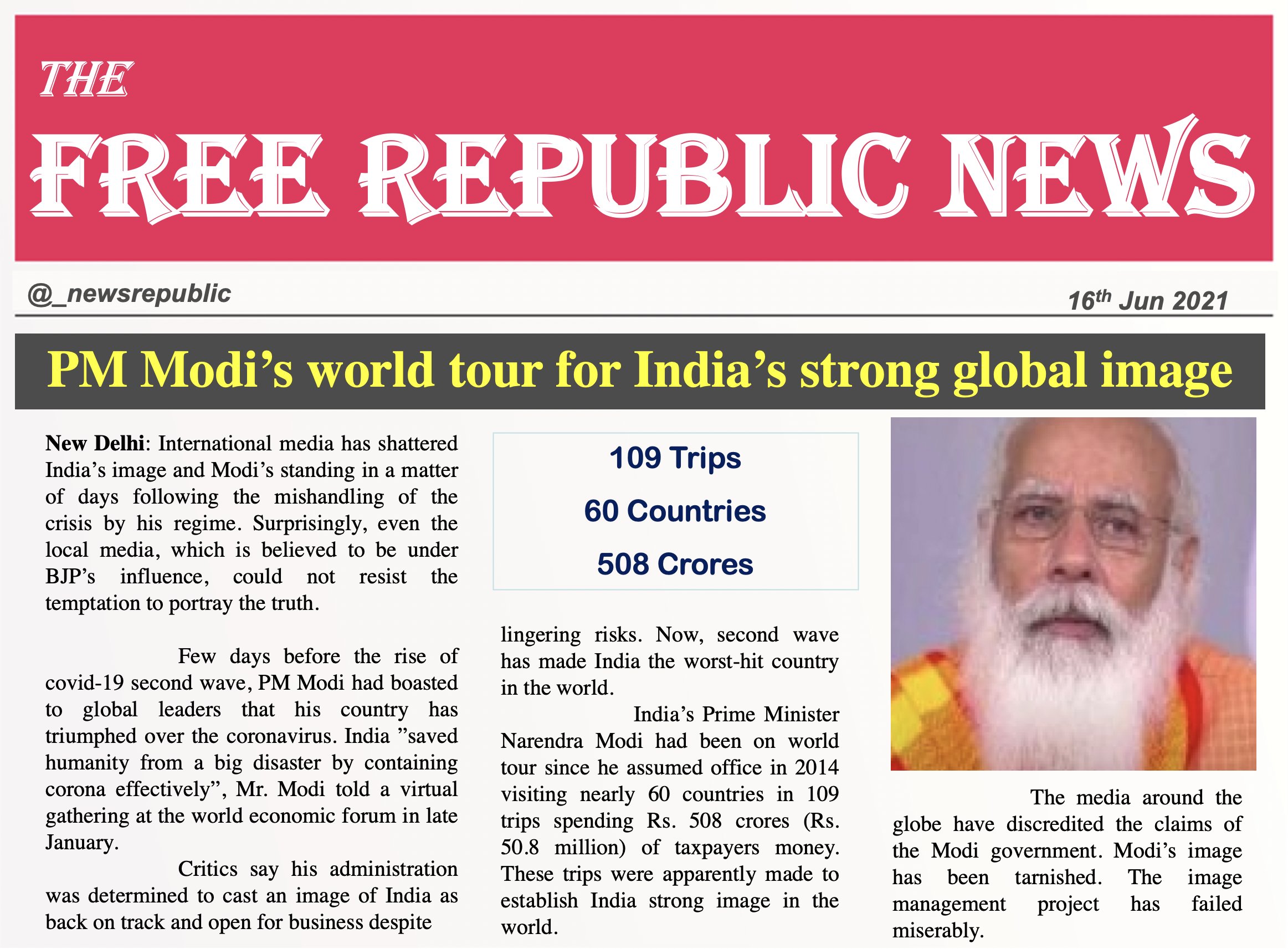 The Free Republic News ( newsrepublic) / Twitter