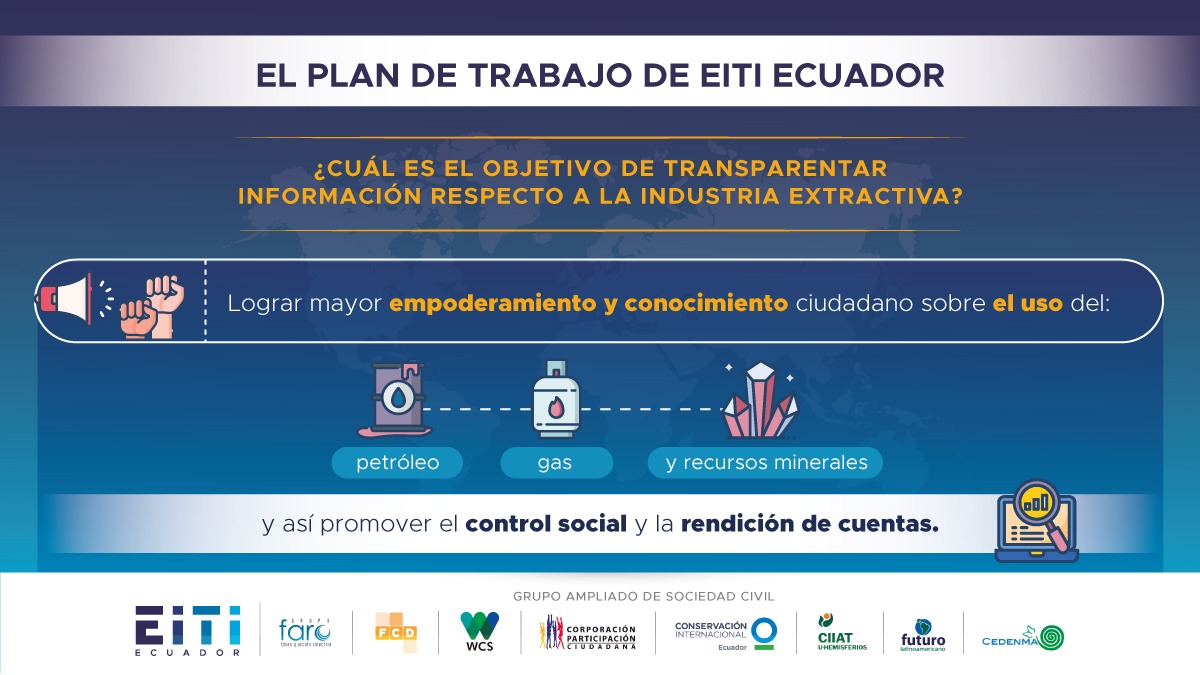 EITIEcuadorOSC's tweet photo. ¿Qué busca la #transparencia de la información en la industria extractiva? Descúbrelo aquí ⤵

🧐Conoce más del Plan de Trabajo de #EITIEcuador👉 https://t.co/qW0YBEX51Z https://t.co/ici8j2WtX9