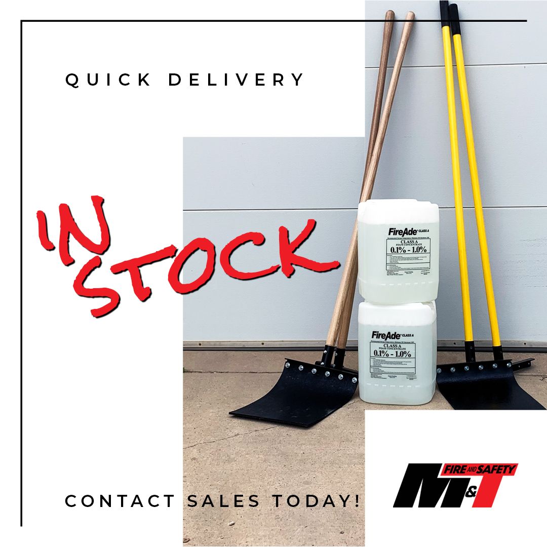 MTFireSafety's tweet photo. It's hot and dry out there. Make sure your department is ready for the next call by stocking up on flappers or foam. Both are in stock and ready for quick delivery. We have water cans available, too! Call Josh or Roger today! #Firefighters #Tools https://t.co/GcijsY54b8