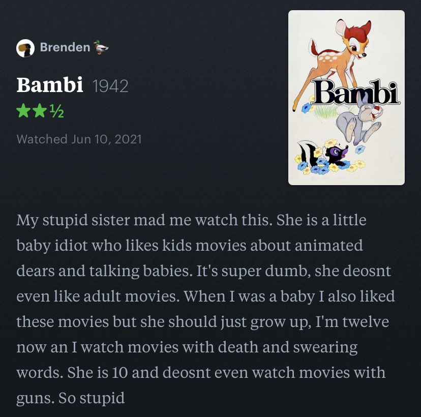 Lebbertoxd on Twitter "Bambi (1942)…