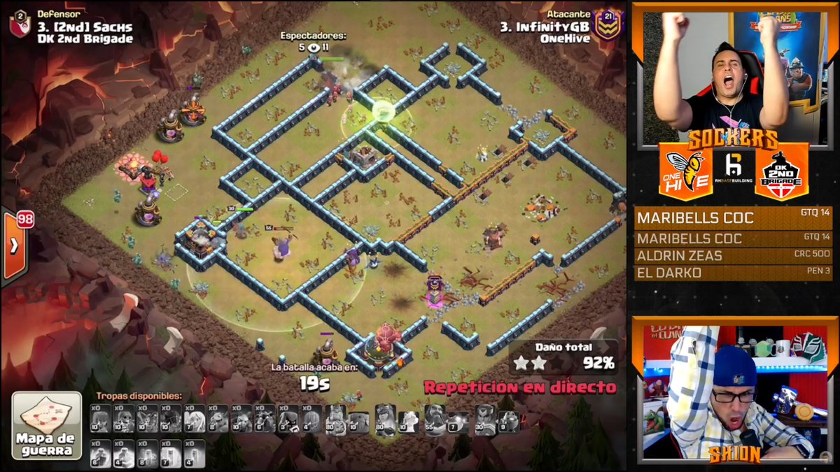 InfinityOneHive's tweet image. Always love to see the reactions when @Sockers_ &amp;amp; @shioNwu dual stream😂and on a side note, have you even seen that army comp used anywhere else yet?😄