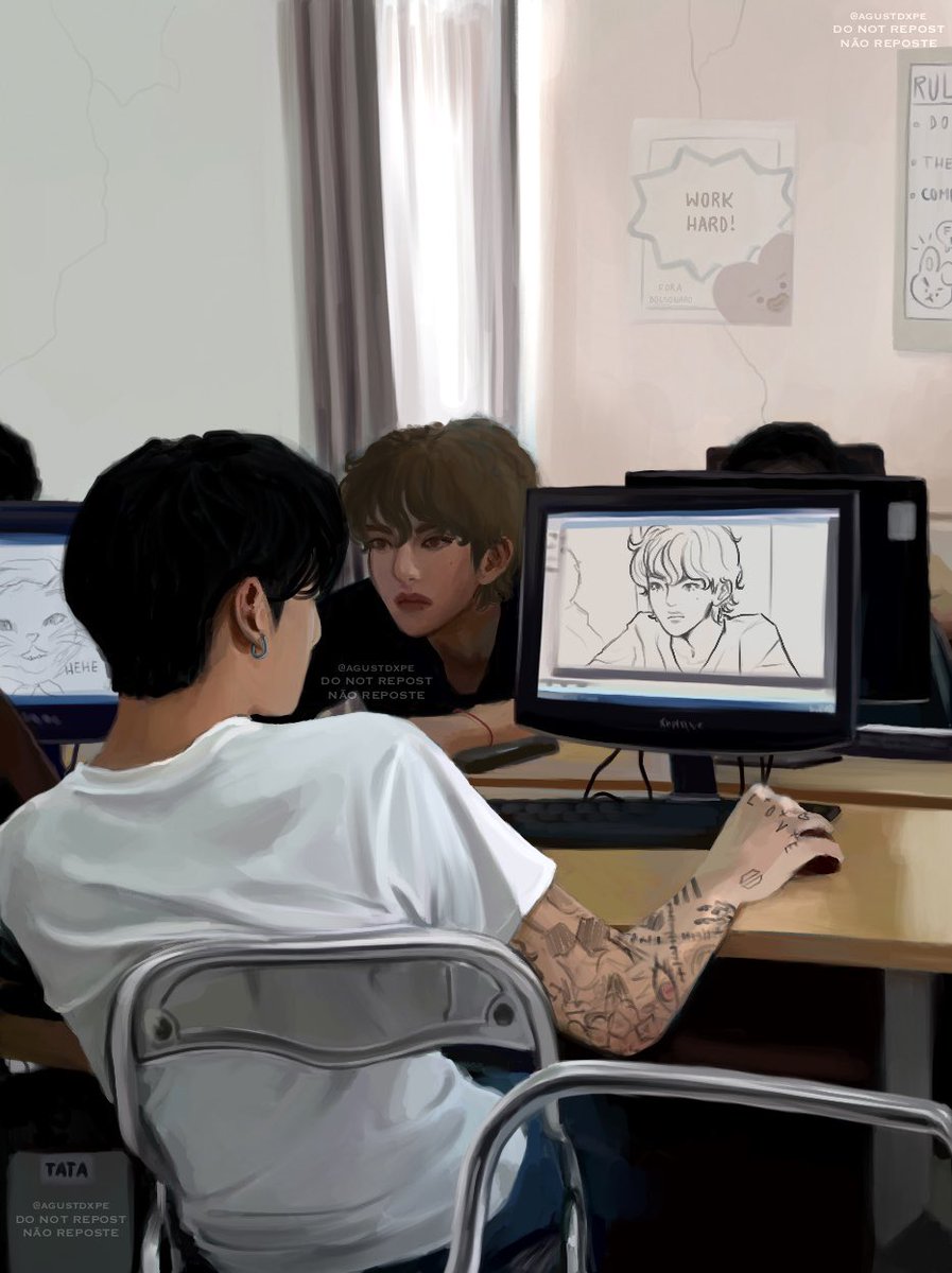 taekook college au 🧐📚

espero que gostem :)