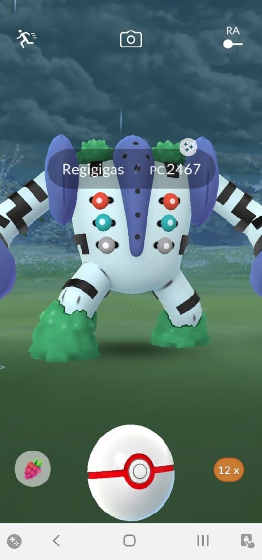 Lifting&Zombies on X: Here is a first look at Shiny Regigigas in