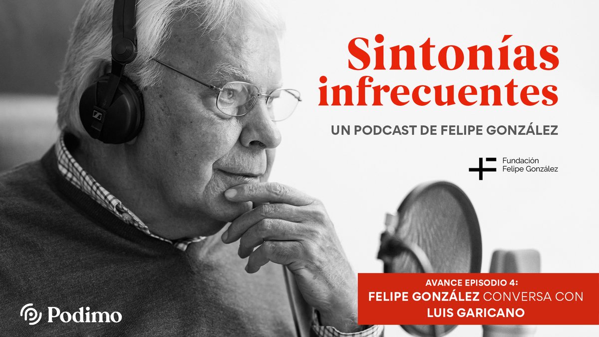 Podimo Spain (@podimospain) on Twitter photo 🔴 Felipe González conversa con <a href="/lugaricano/">Luis Garicano 🇪🇺🇺🇦</a> eurodiputado y vicepresidente del partido liberal europeo, en el podcast 'Sintonías infrecuentes' 👉 bit.ly/3q0VOle #escúchaloenPodimo 🔴 Felipe González conversa con <a href="/lugaricano/">Luis Garicano 🇪🇺🇺🇦</a> eurodiputado y vicepresidente del partido liberal europeo, en el podcast 'Sintonías infrecuentes' 👉 bit.ly/3q0VOle #escúchaloenPodimo
