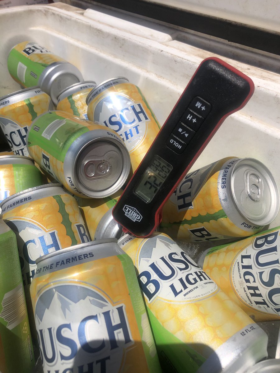 The soil is a little hot this afternoon, but the beers are cold