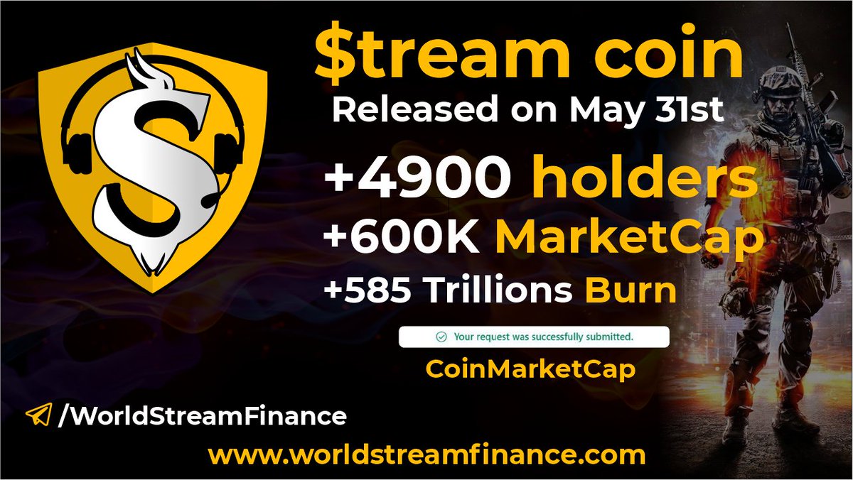 WStreamFinance's tweet photo. growing...
 #BSC #BSCGem #DeFi #Moonshot #FreeFire #games #criptocurrency #criptomoeda #CoinMarketCap #BTC #BNB #Bitcoin #BinanceSmartChain https://t.co/hzU45WLzTD