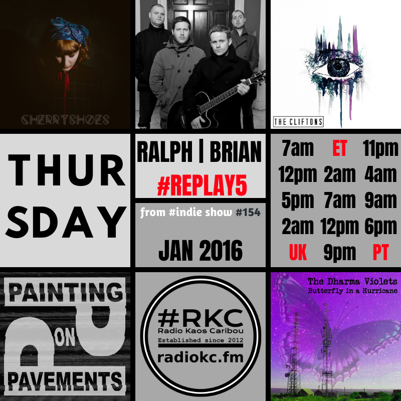 #π₯ππ (@radiokc) on Twitter photo ββββββββββββββ
on #ππ
Ίπ
² in Ralph/Brian
<a href="/fruitbatwalton/">Remembering Ralph's Life with The Life of Brian</a> #154 #REPLAY5
ββββββββββββββπ5PM UKβͺ12PM ETβͺ9AM PT
ββββββββββββββ
<a href="/chshose/">Cherryshoes</a> β <a href="/SuperphoneBand/">TheSuperphone</a> β <a href="/TheCliftonsUK/">the cliftons</a> β <a href="/OnPavements/">PaintingOnPavements</a> β <a href="/DharmaViolets/">The Dharma Violets</a>
ββββββββββββββ ββββββββββββββ
on #ππ
Ίπ
² in Ralph/Brian
<a href="/fruitbatwalton/">Remembering Ralph's Life with The Life of Brian</a> #154 #REPLAY5
ββββββββββββββπ5PM UKβͺ12PM ETβͺ9AM PT
ββββββββββββββ
<a href="/chshose/">Cherryshoes</a> β <a href="/SuperphoneBand/">TheSuperphone</a> β <a href="/TheCliftonsUK/">the cliftons</a> β <a href="/OnPavements/">PaintingOnPavements</a> β <a href="/DharmaViolets/">The Dharma Violets</a>
ββββββββββββββ