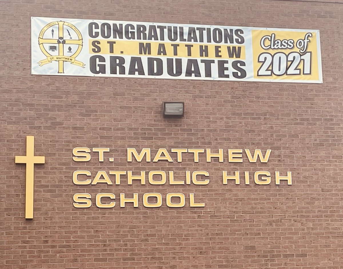 A special note of thanks to the graduating class of 2021 at St. Matthew High School. Thank you for your voice and activism this year in transforming our school community for the better. Your leadership has been an inspiration to staff and students. #ocsb #graduation
