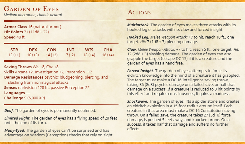 JonaNekyn's tweet photo. For no particular reason other than to torture my players, I decided to put #Bloodborne enemies into my #TheElderScrolls inspired campaign.
#DnD #statblocks https://t.co/foyL7Qt3GF