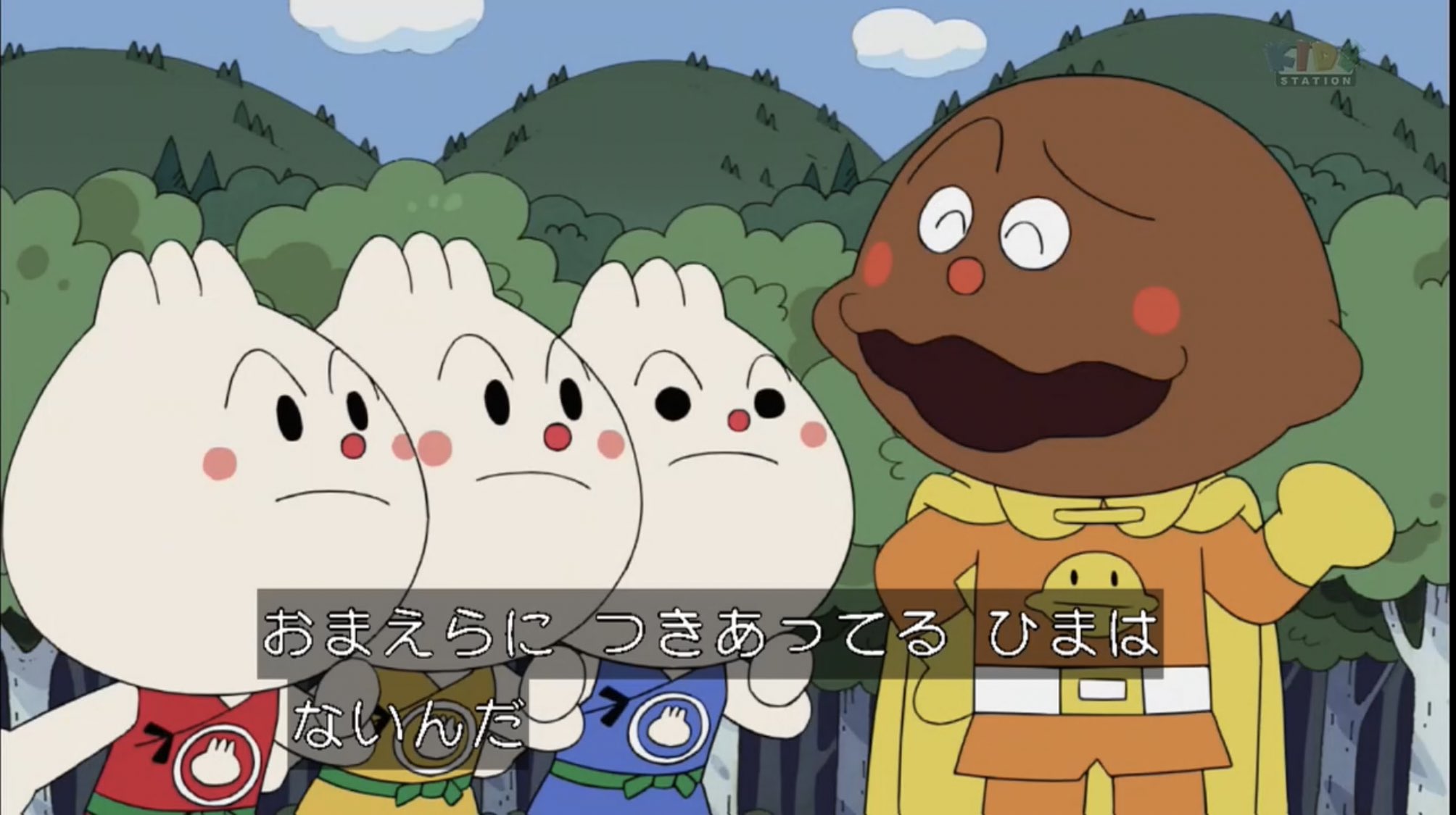 無難 一日一アンパンマン カレーパンマンとショウ ロン ポー 煽りますね T Co Kk4heaw31f Twitter