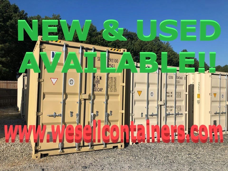 wesellcontainers.com
Visit us today for all your New and Used Shipping Container needs. More stock coming in daily where shortages have been occurring. Hurry why they last. You can also call us directly at 330-366-1949!!