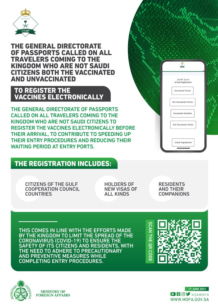 Vaccine for visit visa holders in saudi arabia