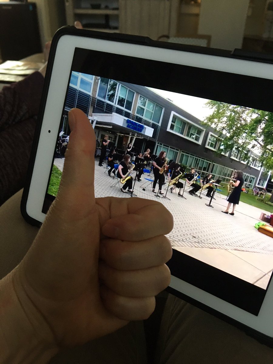 Can’t be there in person tonight, but I still had to check out my senior potter who also happens to be a fantastic sax player. Great job Alyssa!!!  😁🎷the band sounds wonderful and I am so happy they had the opportunity to play in front of an audience. 👏👏👏