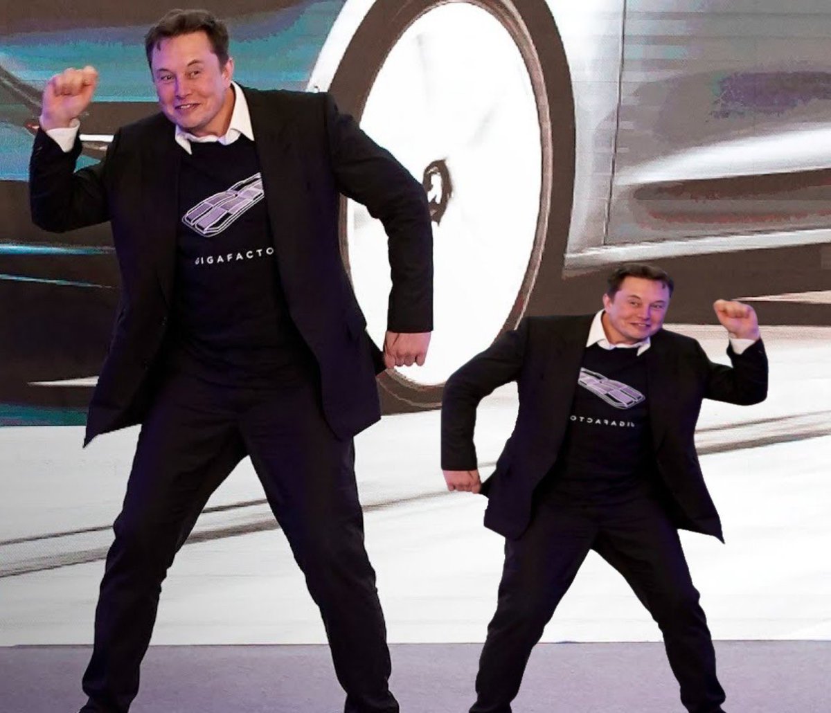 танцующий маск