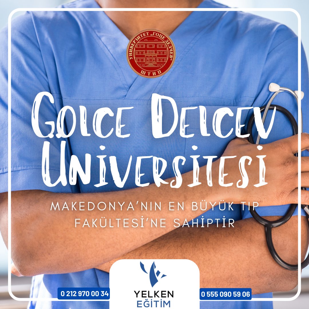 Goce Delcev Üniversitesi hayalindeki mesleği okuman için sana büyük bir fırsat sunuyor!

1000€’dan başlayan ücretlerle Tıp, Eczacılık, Diş Hekimliği gibi dalları Makedonya'nın en büyük Tıp Fakültesinde okuma şansı seni bekiyor!

#ueniversite #yurtdışındaeğitim #makedonya