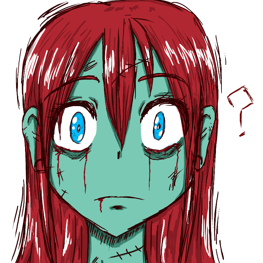 Zacku_Akitoki's tweet photo. She has no idea what's going on anymore.
Neither do I.

#Zombie #Zombiegirl #redhead #blueeyes #confused #blankface #undead #ghoul #anime #art #drawing #sketch #zacku #zacku132 #cute #digitalart #digital #stitches #monster #monstergirl #animeart #animedrawing #twitterart https://t.co/R58RomV2Np