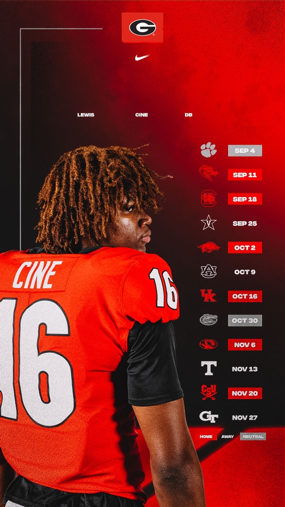 GeorgiaFootball's tweet photo. Time to update those lock screens 📲

#WallpaperWednesday https://t.co/MixMoiK00L