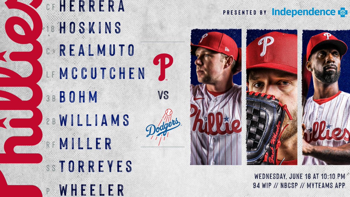 Phillies's tweet photo. Wheeler vs. Kershaw? Worth staying up for. #RingTheBell 

📺: @NBCSPhilly 
📻: @SportsRadioWIP 
📱: https://t.co/HhDxScbmEV // https://t.co/vgbMhIMsON https://t.co/hrCoCoAHhv