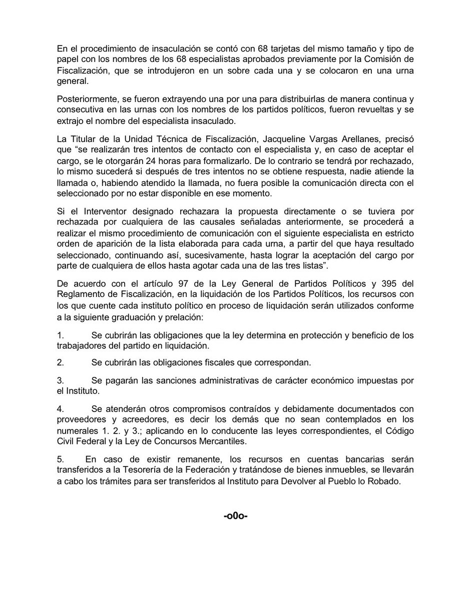 INEMexico's tweet photo. 📄  Insacula @INEMexico interventores que llevarán a cabo el proceso de liquidación de partidos políticos que no alcanzaron el 3% de la votación nacional. https://t.co/6ajcD04HXQ https://t.co/124kk4pXXK