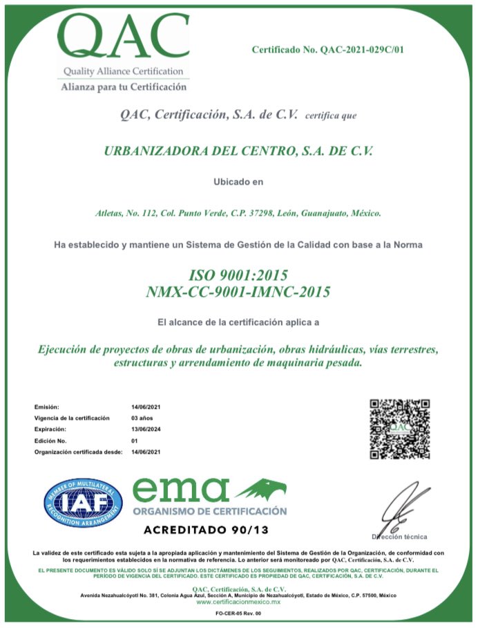 ucsa_'s tweet photo. Compartimos orgullosamente con ustedes nuestra certificación en Sistema de Gestión de la Calidad: ISO 9001:201.

Este reconocimiento es resultado del esfuerzo de nuestros colaboradores, proveedores y directivos. 

Concretamos proyectos, generamos valor. https://t.co/NlNJTMcDQe
