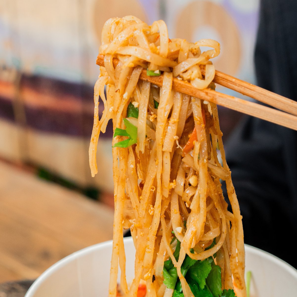 Just have a taste of our pad thai. 

You'll be coming back for more😋

We're open for indoor and outdoor dining. We're also available on Uber Eats and Deliveroo⁠👅⁠
.⁠
.⁠
#bintang #maginhawagroup⁠
.⁠
.⁠
.⁠
.⁠
.⁠
#Lamb #tastyph #laksainlondon #kababayan #filipinosnack