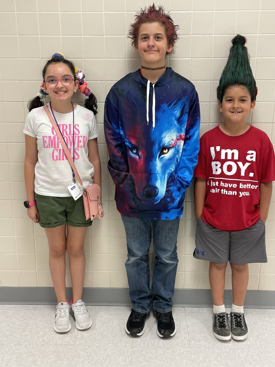 Crazy Hair day at Summer Intersession.  #GoForTheGoldInGISD #BeBrave <a href="/CCBMS_Braves/">Brandenburg MS</a> <a href="/CandGCCBMS/">CCBMS C&G</a>
