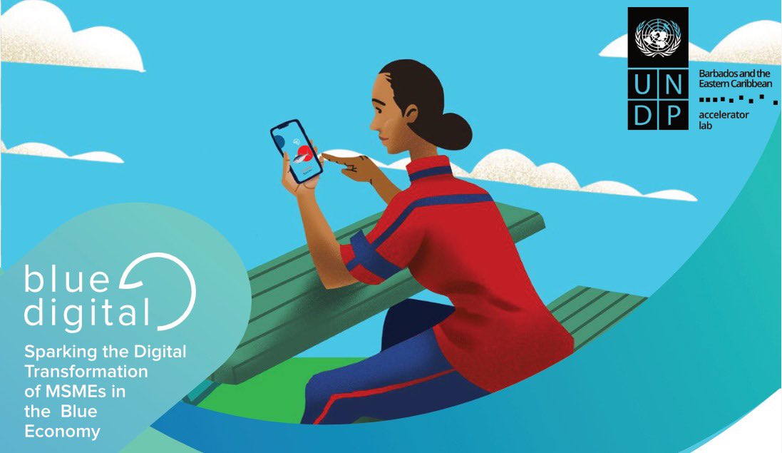 riadmeddeb's tweet photo. In many #SIDS, the global #health crisis acted as a catalyst for #DigitalTransformation among #MSMEs. Such example is @UNDPAccLabs' #BlueDIGITAL, a tool to provide digitally-enabled solutions to MSMEs that will be piloted in #Barbados 🇧🇧
Read 👉https://t.co/E57gD5KSX8
#UNDP4SIDS https://t.co/2GRALMtIg4