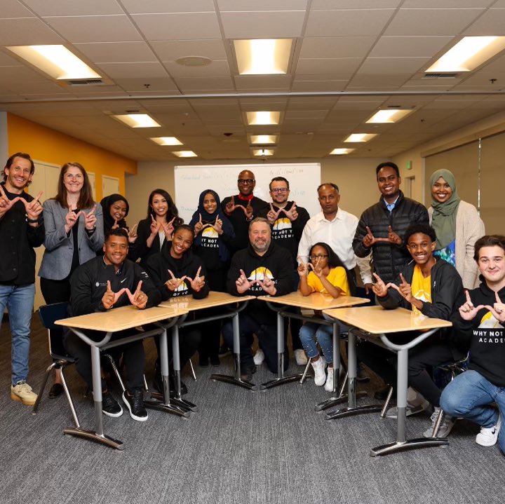 Wnyacademy's tweet photo. We hope to continuously inspire our students to always go after their dreams and goals. WNYA was once an idea but with hard work, dedication, and support, we made it a reality. No dream is ever too big to achieve. #whynotyou #whynotus https://t.co/kNn99xaOCR