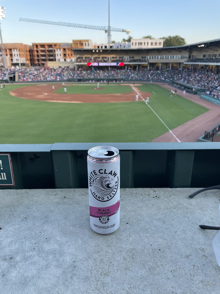 bdubose's tweet photo. Ain’t no laws on the Lil’ Green Monster @WhiteClaw @GreenvilleDrive https://t.co/ZOUk7ncvHj