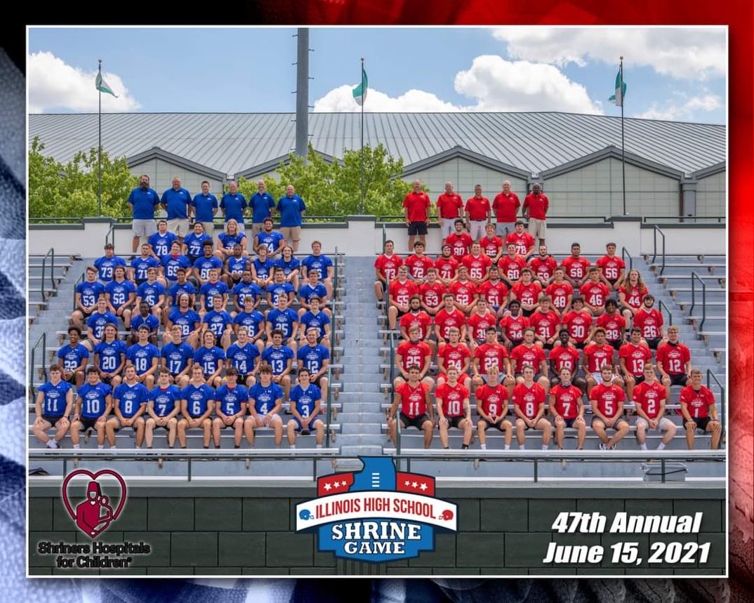 CoachJacobsFB1's tweet photo. Looks evenly matched !  Should be a great game on Saturday June 19th , 11am @ Illinois Wesleyan University ! https://t.co/vCnOXnXHKl