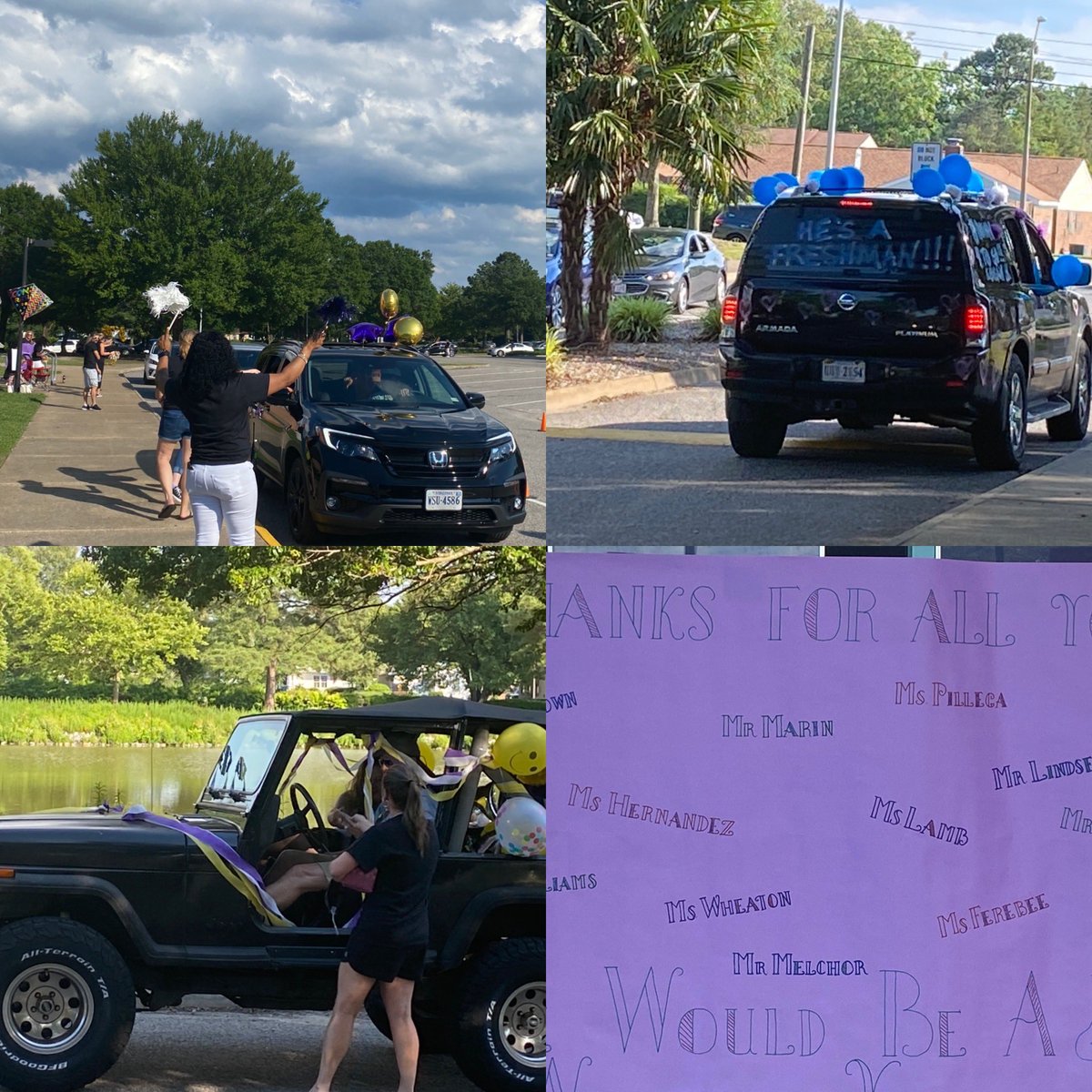TheLarkspurMS's tweet photo. We had a fantastic turnout for our @LarkspurMSPride ๐ฆ GR8 Drive Thru Celebration๐ Many thanks to our students, parents, and staff who came out to celebrate!! #AlwaysALion #DoGreatThings #EmbraceThePride ##YouCantHideThatLionPride @lkms_activities @LionPta @vbschools @LeadVBCPS https://t.co/WiF21d92yx