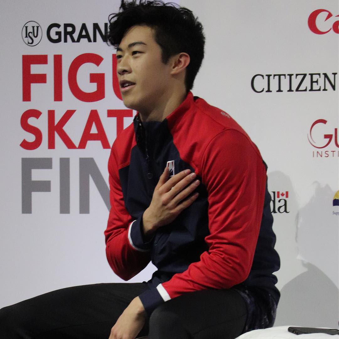 dancerontheice's tweet photo. Heart hurts
📷: Nathan's supporting team JPN IG
#GPF2018 https://t.co/V1VK1ekbgl