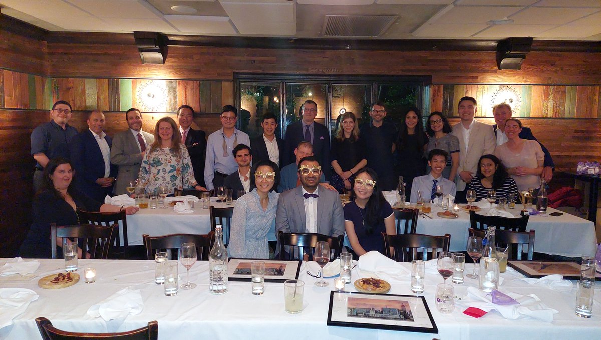 NYU Radiation Oncology (@nyulh_radonc) on Twitter photo An excerpt from <a href="/NaamitGerber/">Naamit Kurshan Gerber</a>'s #poem to our graduating residents:
"So great to be together all in one room
No webex, no mute button, goodbye to zoom!
Congrats to our graduates. We celebrate you!
Bhartesh, Sherry, Susanna - an incredible crew...."
We will miss you! An excerpt from <a href="/NaamitGerber/">Naamit Kurshan Gerber</a>'s #poem to our graduating residents:
"So great to be together all in one room
No webex, no mute button, goodbye to zoom!
Congrats to our graduates. We celebrate you!
Bhartesh, Sherry, Susanna - an incredible crew...."
We will miss you!