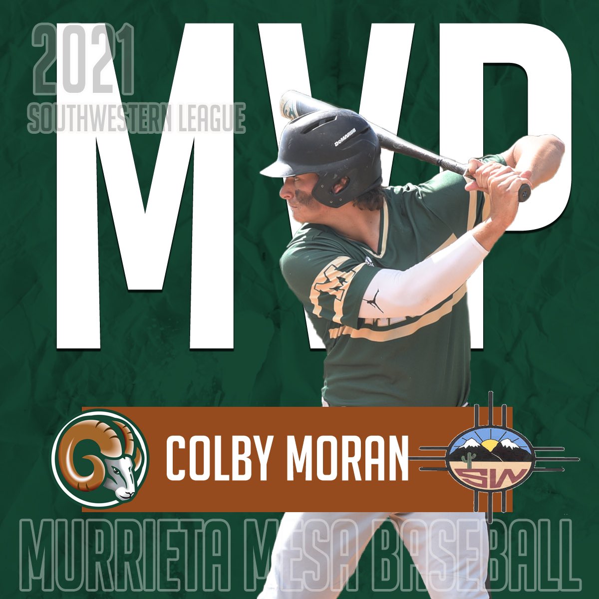 2021 Southwestern League MVP! <a href="/ColbyMoran12/">Colby Moran</a> <a href="/SWL_Athletics/">Southwestern League</a>