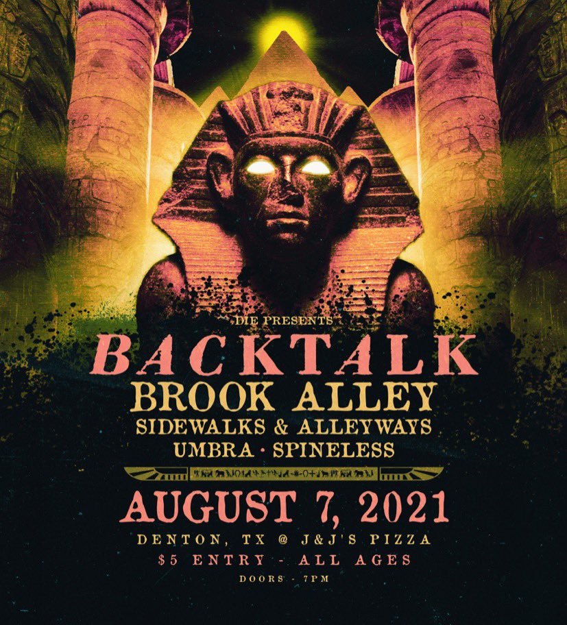 Hey Twitter. Long time, no talk. Long time, no shows. But we have one coming up in august. Let’s get fucking crazy!