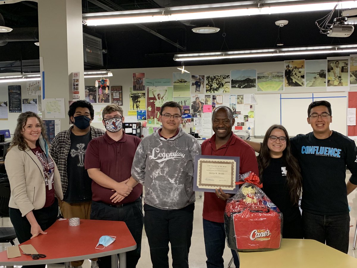SAISD CAREER AND TECHNICAL EDUCATION (@saisdcte) on Twitter photo Mr. Jerry Broils from <a href="/SAISD/">San Antonio ISD</a>Highlands was surprised today for being selected the 2021 CTE Teacher of the Year! Mr. Broils leads students with passion and grit in the #Engineering program at his campus. Congratulations Mr. Broils! @SAISD #WeAreCTE #CTEToY πππΌπ Mr. Jerry Broils from <a href="/SAISD/">San Antonio ISD</a>Highlands was surprised today for being selected the 2021 CTE Teacher of the Year! Mr. Broils leads students with passion and grit in the #Engineering program at his campus. Congratulations Mr. Broils! @SAISD #WeAreCTE #CTEToY πππΌπ