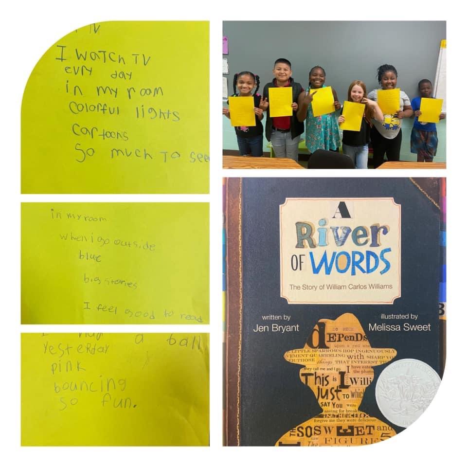 jennyray66's tweet photo. @RipleyElem3_5 summer camp learners building knowledge, vocabulary and writing skills using #HQIM.  #Reading360 @TN_Literacy @TNedu https://t.co/ITU0eV82ce
