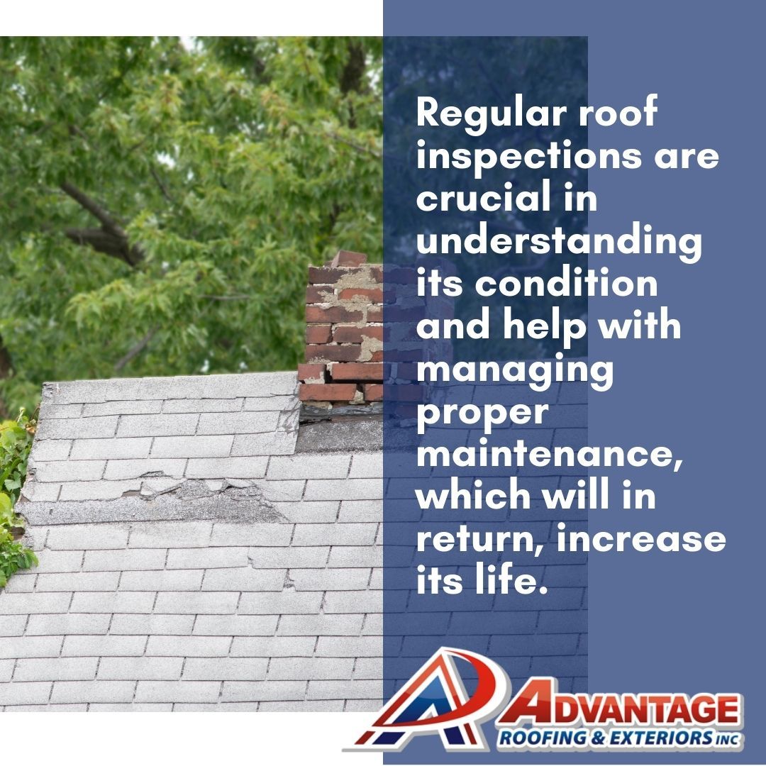 AdvantageRoof's tweet image. Roof inspections not only detect common roofing problems but also can help homeowners prioritize improvement projects. A few of the most common #roofproblems are:
• Missing shingles
• Plants or moss growth
• Leak or crack in the roof
• Roof sagging or drooping
#needaroof