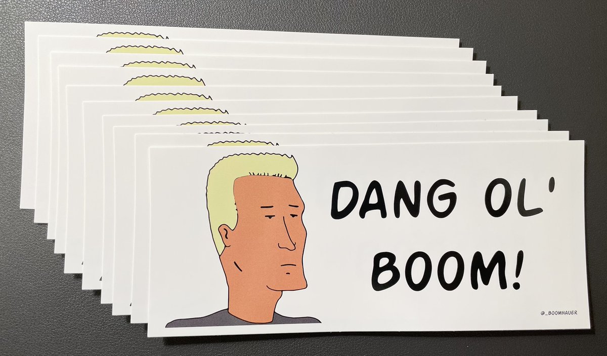 _Boomhauer's tweet image. Dang ol’ GIVEAWAY!

Retweet for a chance to win a free Boomhauer sticker!

10 winners will be announced tomorrow, I tell ya what