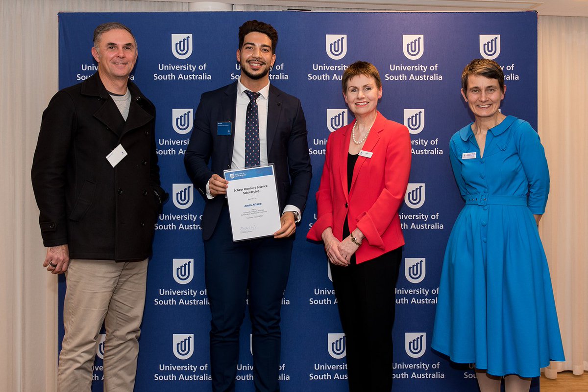 We are very proud of our Honours student, Amin Ariaee for receiving the  Scheer Honours Science Scholarship for this year! 🎉 A huge thank you to our generous donors and <a href="/UniversitySA/">UniSA</a> for their support. @UniSACRI <a href="/ARCCoEBionano/">CBNS</a> <a href="/AustralianCRS/">Drug Delivery Australia</a> #STEM #UniSAAwards