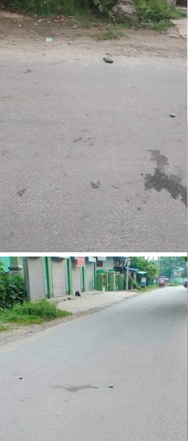 spring21MM's tweet photo. At 10 pm on Jun 16,in #Janmaikaung ward,#Myitkyina, -Terrorists opened gunfires on 2 motorcyclists when they didn't stop cycle.
-ONE person was SHOT &amp; his body was taken away by terrorists in a normal car.
-Still don't know his condition yet.
-Another one was escaped.
#June17Coup https://t.co/fHszLthDin