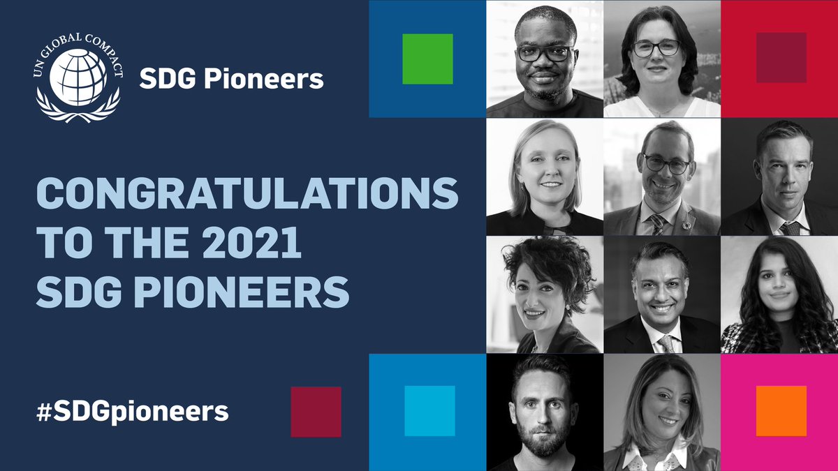 TitiKenya's tweet photo. Congratulations to the 2021 SDG Pioneers. Glad to have been part of the selection team. #SDGpioneers #LeadersSummit
@globalcompact @GlobalcompactKE https://t.co/b4XQfy2zC0