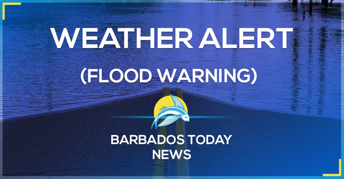 Flash Flood and Severe-Thunderstorm Warnings in effect for Barbados - is.gd/R49oe7