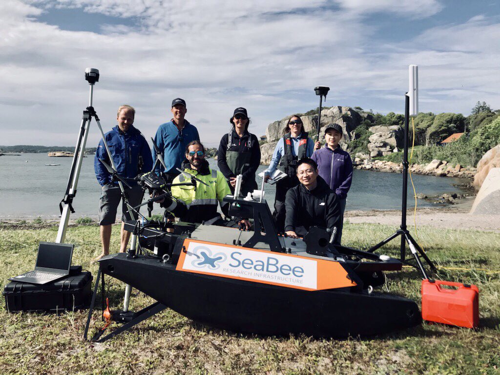 SeaBee (@seabeenorway) on Twitter photo Here we are, the whole group and the gear, for drone mapping of marine habitats 💪🏼 Here we are, the whole group and the gear, for drone mapping of marine habitats 💪🏼